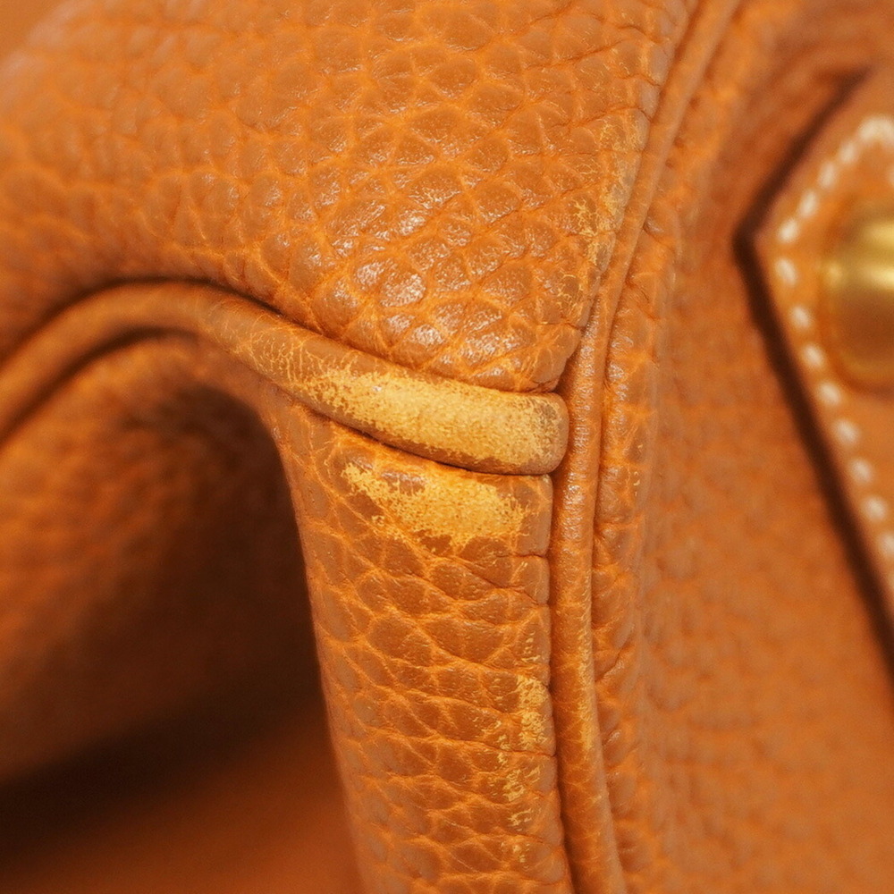 Hermes Birkin 35 Togo Gold Handbag (□H stamp) - Women's - Picture 6 of 13
